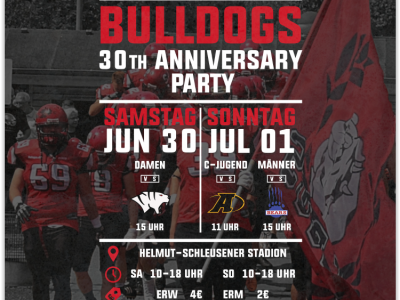 Bulldogs Jubiläum