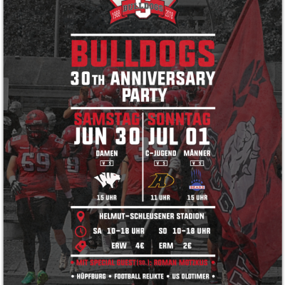 Bulldogs Jubiläum